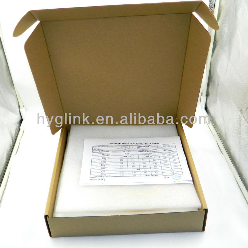 Optical Structure 1650nm PLC 1x16 1x32 Fiber Optic Splitter
