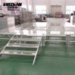 Portable Outdoor Glass Floor Aluminum Stage Platforms 950kg Loading Capacity