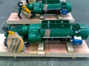 Wholesale 8m / Min 2 Ton Electric Wire Rope Hoist For Factory / Metallurgical Plant from china suppliers