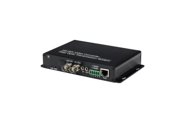20 Km HD SDI to Fiber Converter 2CH Optical Transceiver Module Fiber Media