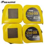 Custom Logo Steel Racing Tire Stagger Tape Measure 10 Feet * 1/4" Steel Blade