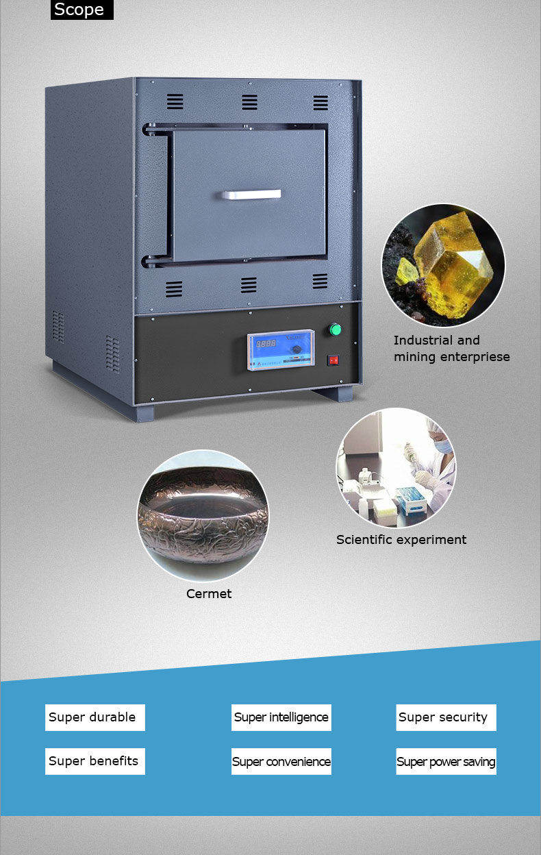 Electric Thermolyne Muffle Furnace Melting Box Type Muffle Oven 8-12KW