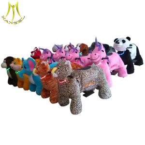 Wholesale Hansel wholesale coin operated children ride on plush electronic animal ride from china suppliers