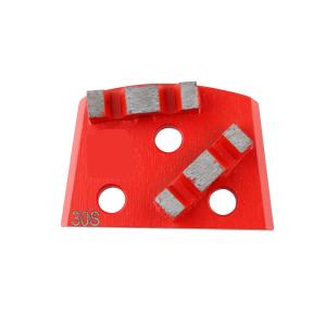 Wholesale Terrazzo Epoxy Removal Tools Hard Bond Red Concrete Grinding Shoes from china suppliers