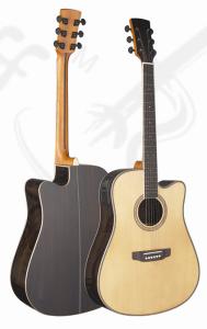Wholesale 41inch Good quality Spruce solidwood acoustic guitar matt color wholesale AG56C from china suppliers