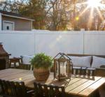 Rodent Proof Long Life Plastic Privacy Fence For Outdoor Yard With Gates