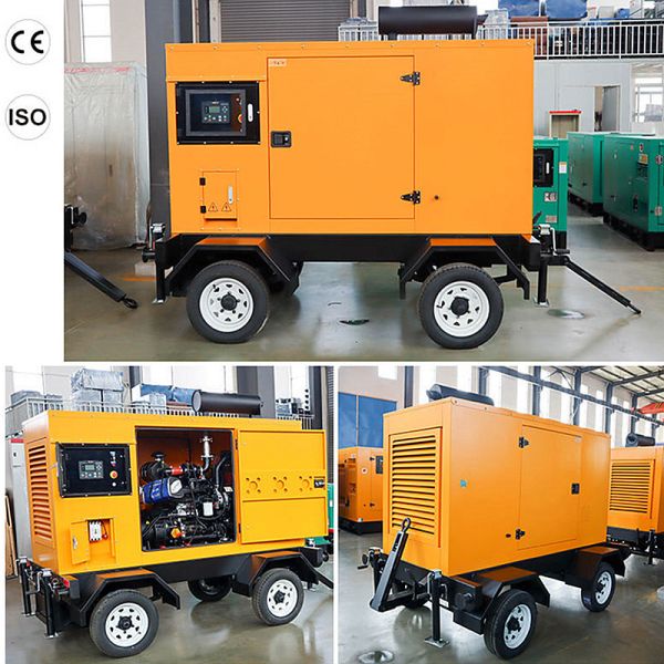 Customized Silent Portable Diesel Generator High Grade Components Small Diesel Generator Set