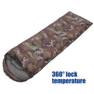 Wholesale Single Person Camping And Hiking Gear 210CM Camouflage Sleeping Bag from china suppliers