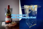 Semitransparent PVC Plastic Tote Bag Environmental PP Packing Gift Bag,fashion