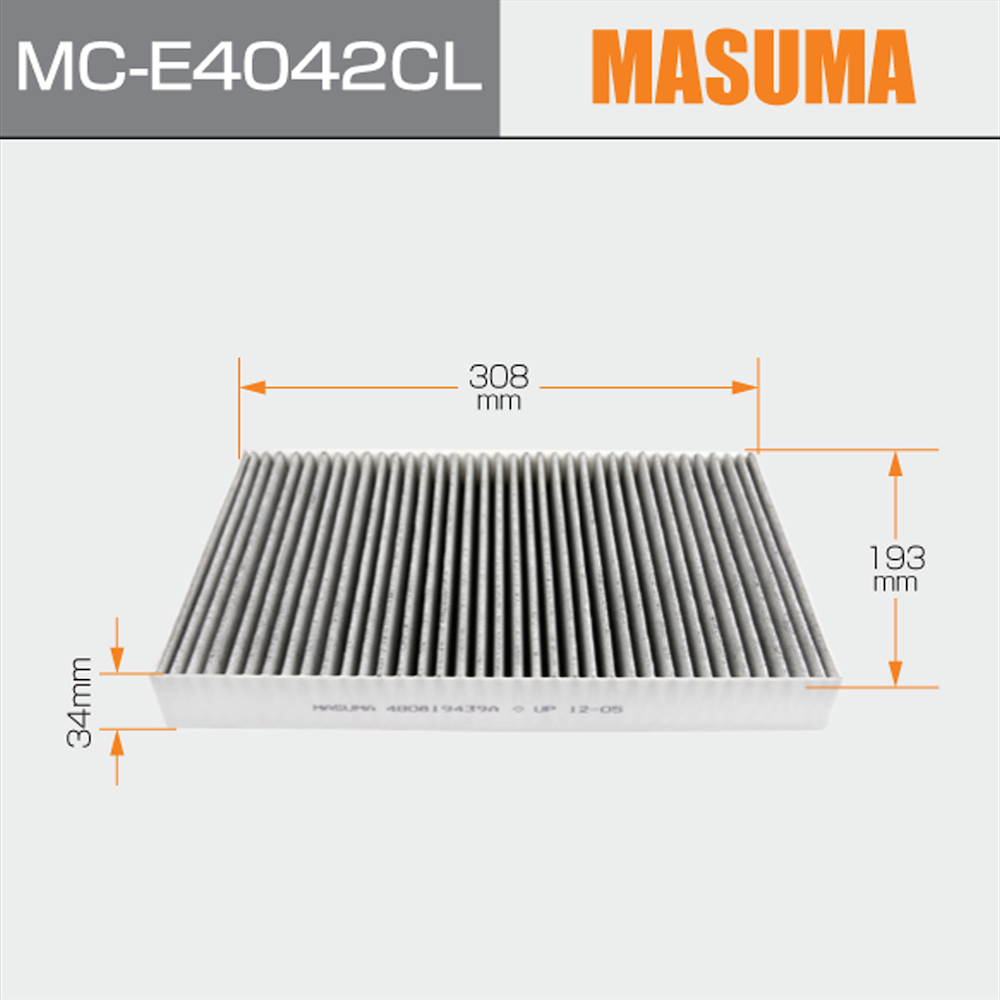 Activated Carbon MASUMA Auto Cabin Filter 4B0819439A for AUDI A6 JAPAN Car Model