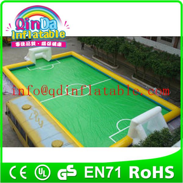 outdoor inflatable game for sale Inflatable Soccer Court/Soccer Field/Soccer