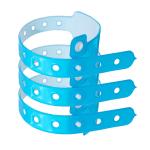 Security Printed Event Wristbands , Festival Vinyl ID Wristbands