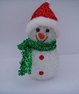 Wholesale Indoor Colorful Hat Snowman Christmas Lights LED White Body Eco Friendly, Non Toxic from china suppliers