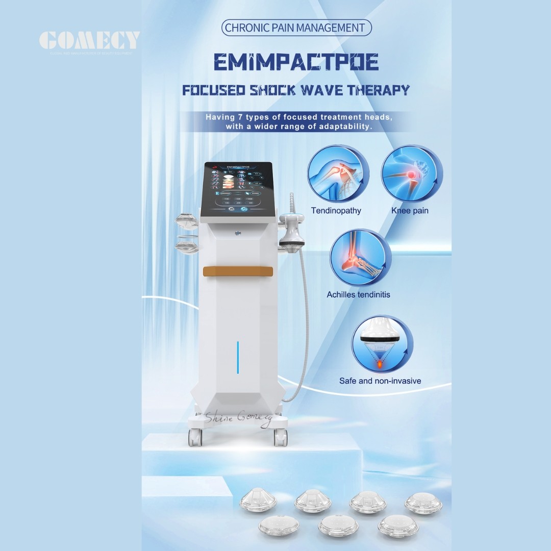 Professional Vertical Focus Shockwave Therapy Device for Effective ED Shockwave Therapy