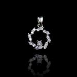 Unique Music Meaning Pendant Treble Clef Simple Pure Silver Jewelry