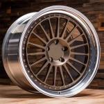 19''20''21''22''forged concave wheels For BMW Benz 2piece wheel silvery bronze
