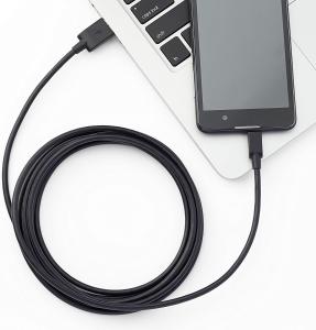 Wholesale Black Straight USB Cable USB 2.0 A Male To Micro B 1m 2m 3m Length from china suppliers