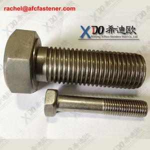 Wholesale 904L M8 hex washer bolt din1.4539 uranus B6 uns n08904 from china suppliers