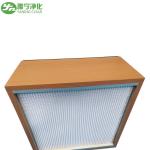 High Efficiency HEPA Media Filter / Glass Filter With Sandwich Wooden Board