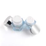 30ml Hexagonal Plastic Airless Bottle Injection For Luxury Cosmetic Packaging
