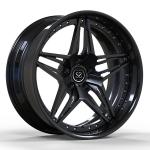 Benz S680 Forged 2-PC Aluminum Alloy Rims Staggered 21" Satin Black