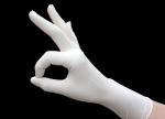 Protective Soft Long Sterile Latex Surgical Gloves Resisting Acid