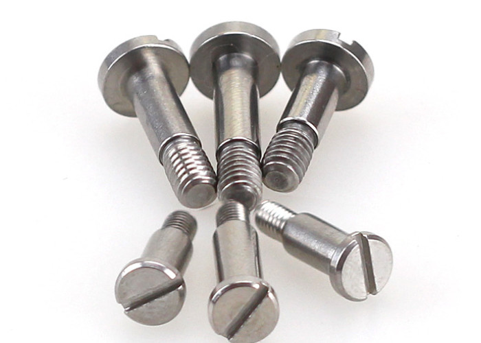 Precision Stainless Steel Metal Shoulder Bolts With Slot For Engineering In 1/2 7/16 And 1 Sizes