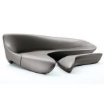 Zaha Hadid Moon Sofa From Moon System Sofa and Ottoman by B&B Italiy