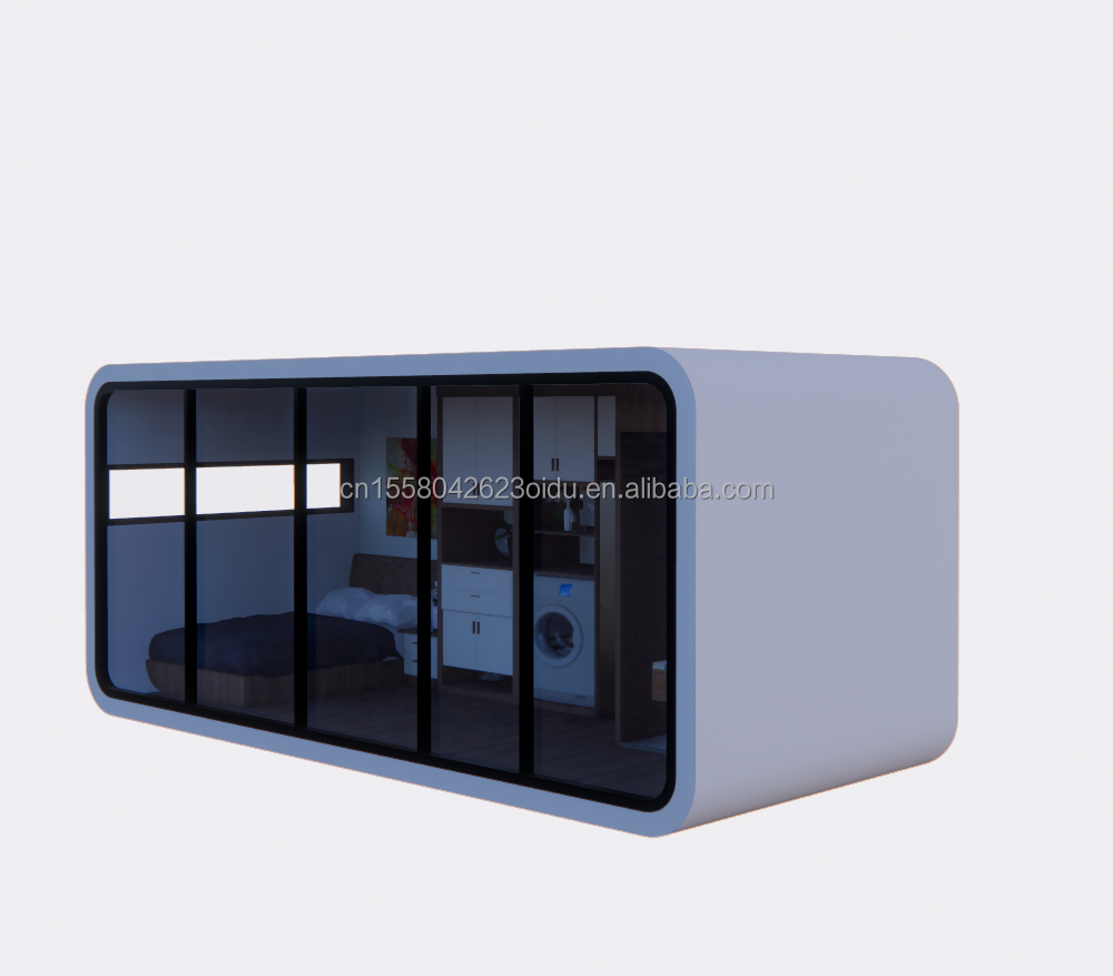 Waterproof 20ft Container Houses for Luxury Mobile Home RV Garden Hotel Directly from Chinese Country