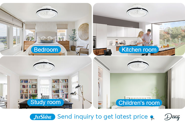 Pure Copper LED Lighting Ceiling Fan for Bedroom 10- and WiFi Control from 1stshine
