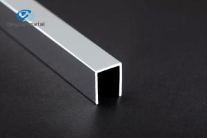 Wholesale 6063 Aluminum U Profiles , Electrophoresis U Shape Aluminum Extrusion from china suppliers