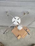 SUS Medical Drip Stand IV Hospital Drip Stand OEM Height Adjustable