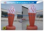 3m Ice Cream Cone Inflatable Advertising Signs For Outside Decorations Events