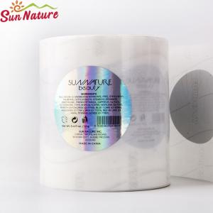 Wholesale 5.08cm Hologrphic Plastic Sticker For Bottle 2 Inch Round Sticker from china suppliers