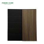 wall decor interior Modern salt wood veneer mdf akupanel acoustic panel wooden