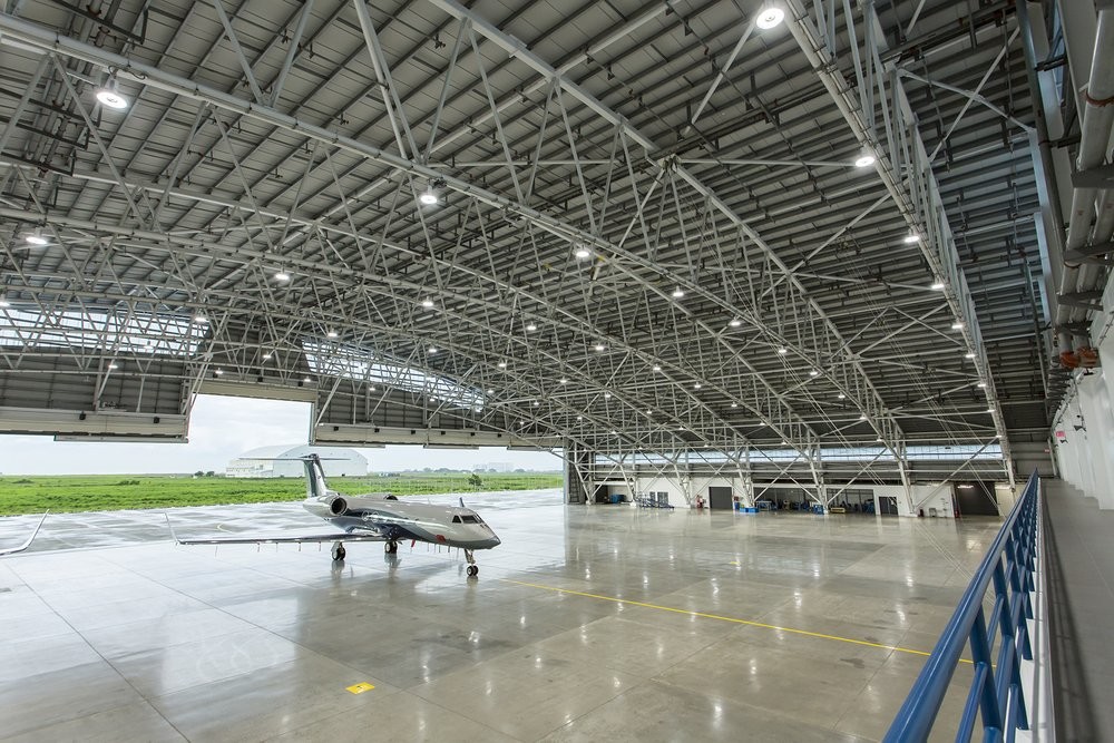 Well Design Commercial Hangar Steel Structural Building Fabrication And Construction