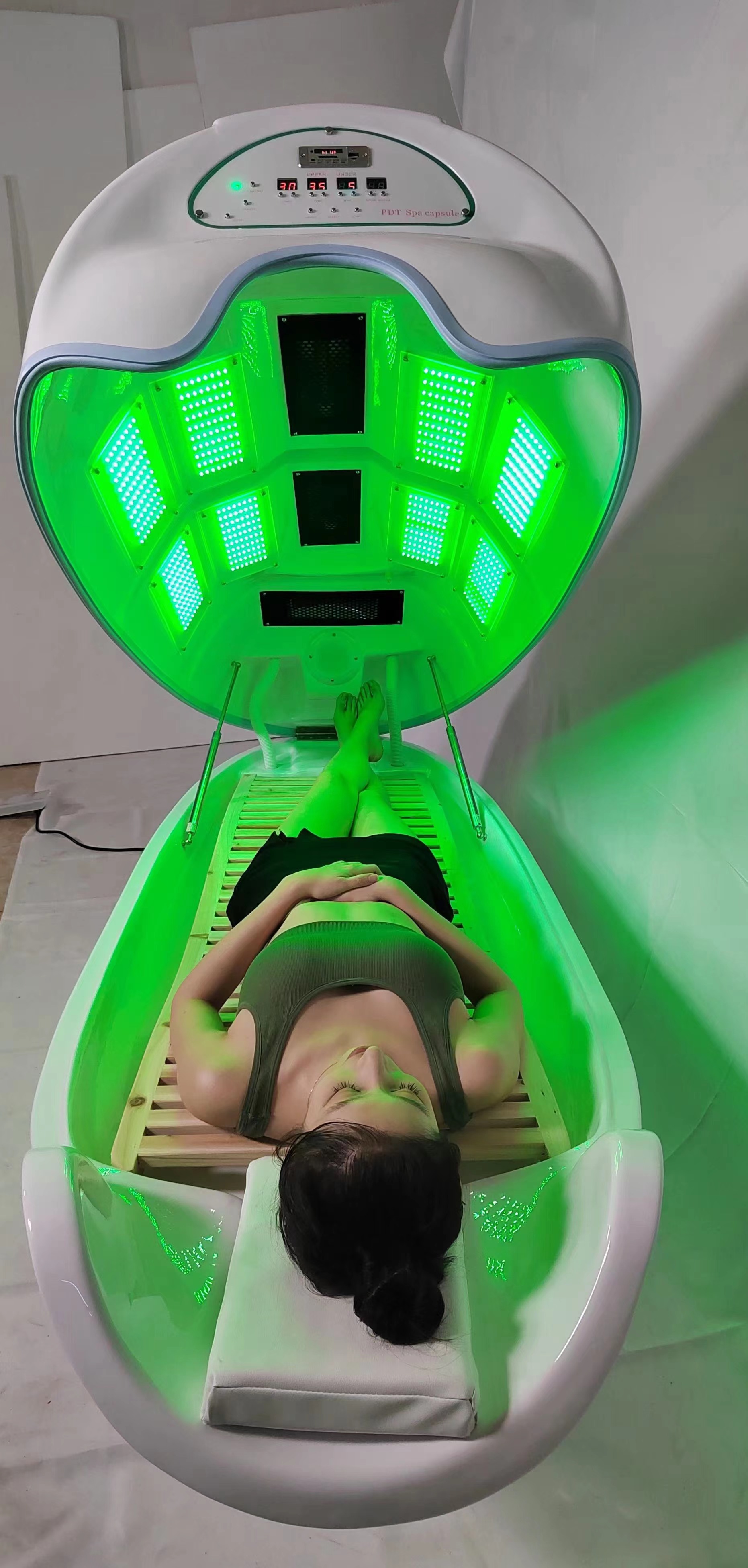 Led Photon Infrared Sauna Pod Ozone Steam Weight Loss Capsule Machine