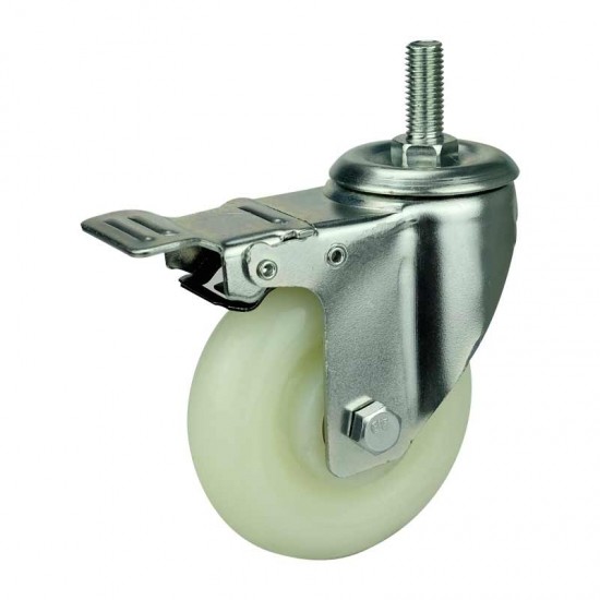 4 Inch Lockable Castors Nylon Castors Furniture Wheels Swivel Caster Wheels