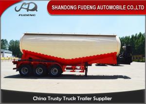 Wholesale 60 Tons bulk cement tank semi trailer, FUWA Axle cement bulker trailer from china suppliers