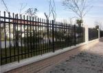 Welded 2400X1500mm Tubular Steel Fence For Motorways