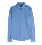 Autumn DRESS SHIRTS Business Casual Custom Long Sleeve Solid Cotton Slim Fit Men