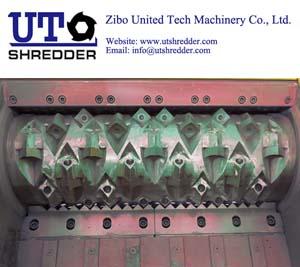 Wholesale Single Shaft Crusher S48250 automatic Plastic, tire, wood, metal, cable shredding machine crusher from china suppliers