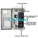 SPWM 5KW Outdoor UPS Power System 13.3kg 48VDC Dry Node Control