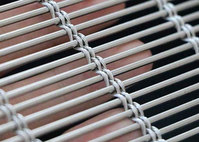 20*40 Decoration Wire Mesh SS304 Decorative Metal Mesh For Cabinets