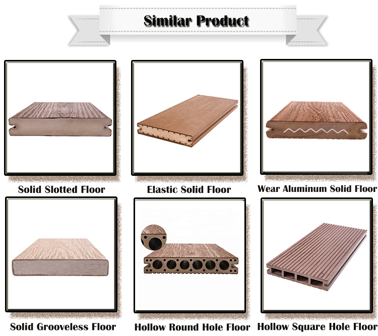 18mm Thick PVC Outdoor Fireproof Composite Deck Floor for Balcony Engineered Flooring