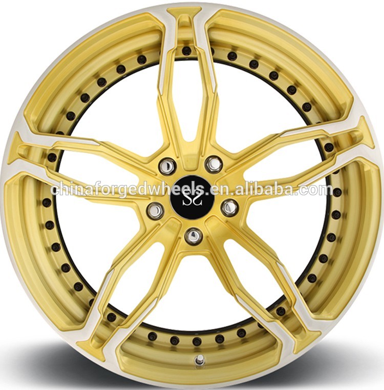 Customized 2-PC Forged Alloy Rims Wheels For Audi RS4 / 22inch Rims Aluminum Alloy RIms