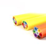 3.5mm 7 Way Air Blown Fiber Optic Cable HDPE Microduct Tube Fiber