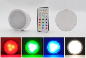Wholesale RGBW Cabinet Sensor Light 3* SMD5050RGB 6*SMD2835 Push On Or Remote Control from china suppliers