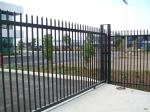 Powder Coated Waterproof Black Corten Galvanized Metal Picket Tubular Steel