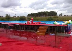 Wholesale Customized Portable Outdoor Above Ground Metal Frame Swimming Pools EN14960 from china suppliers